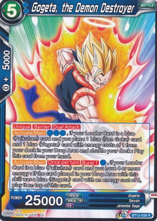 Gogeta, the Demon Destroyer (BT12-039) [Vicious Rejuvenation] | Odin's Place