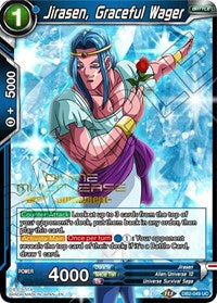 Jirasen, Graceful Wager (Divine Multiverse Draft Tournament) (DB2-049) [Tournament Promotion Cards] | Odin's Place