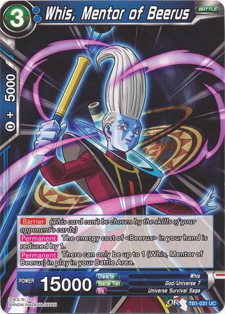 Whis, Mentor of Beerus (TB1-031) [The Tournament of Power] | Odin's Place