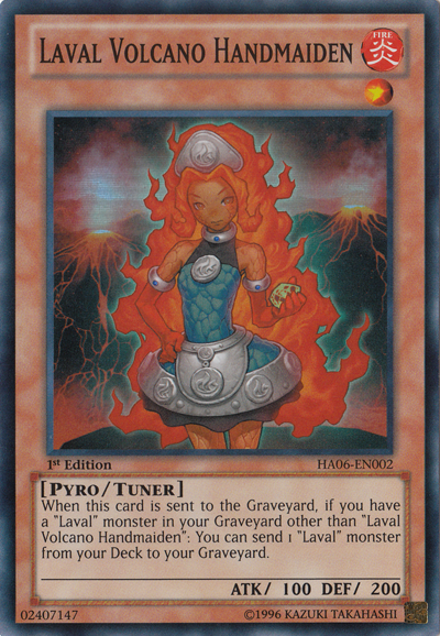 Laval Volcano Handmaiden [HA06-EN002] Super Rare | Odin's Place
