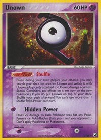 Unown (Z) (Z/28) [EX: Unseen Forces] | Odin's Place