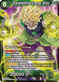 Overwhelming Energy Broly (Alt Art) (P-136) [Assault of the Saiyans Prerelease Promos] | Odin's Place