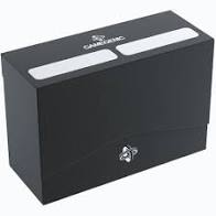 Gamegenic Double Deck Holder 160+ Deck Box: Black | Odin's Place