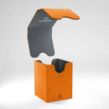 Gamegenic Squire 100+ Card Convertible Deck Box: Orange | Odin's Place