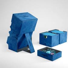 Gamegenic Stronghold 200+ Card Convertible Deck Box: Blue | Odin's Place