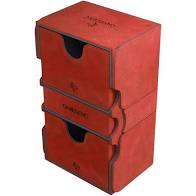 Gamegenic Stronghold 200+ Card Convertible Deck Box: Red | Odin's Place