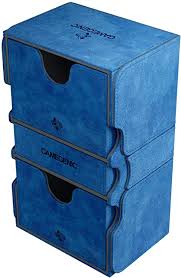 Gamegenic Watchtower 100+ Card Convertible Deck Box: Blue | Odin's Place