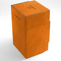 Gamegenic Watchtower 100+ Card Convertible Deck Box: Orange | Odin's Place