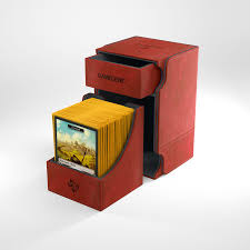 Gamegenic Watchtower 100+ Card Convertible Deck Box: Red | Odin's Place