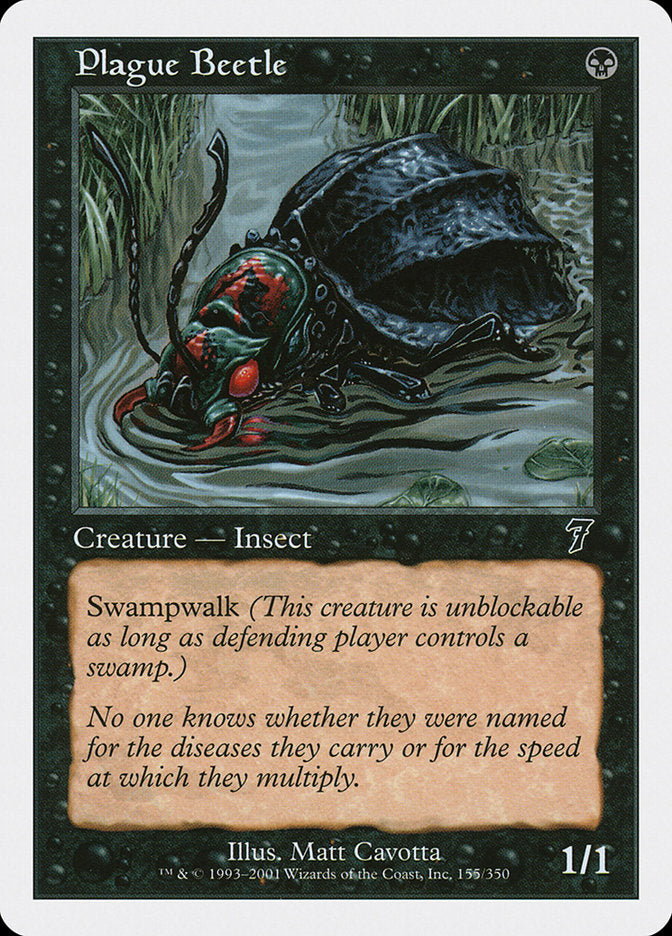 Plague Beetle (155) [Seventh Edition] | Odin's Place