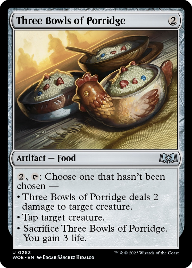 Three Bowls of Porridge [Wilds of Eldraine] | Odin's Place