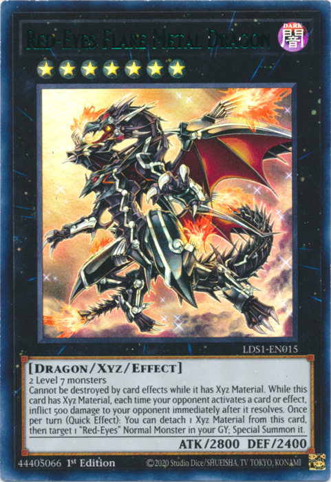Red-Eyes Flare Metal Dragon (Green) [LDS1-EN015] Ultra Rare | Odin's Place