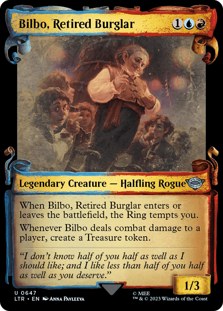 Bilbo, Retired Burglar [The Lord of the Rings: Tales of Middle-Earth Showcase Scrolls] | Odin's Place