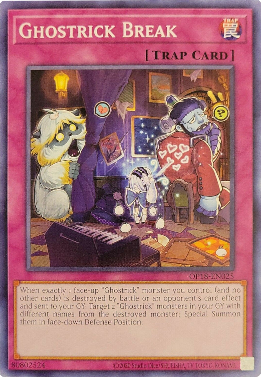 Ghostrick Break [OP18-EN025] Common | Odin's Place