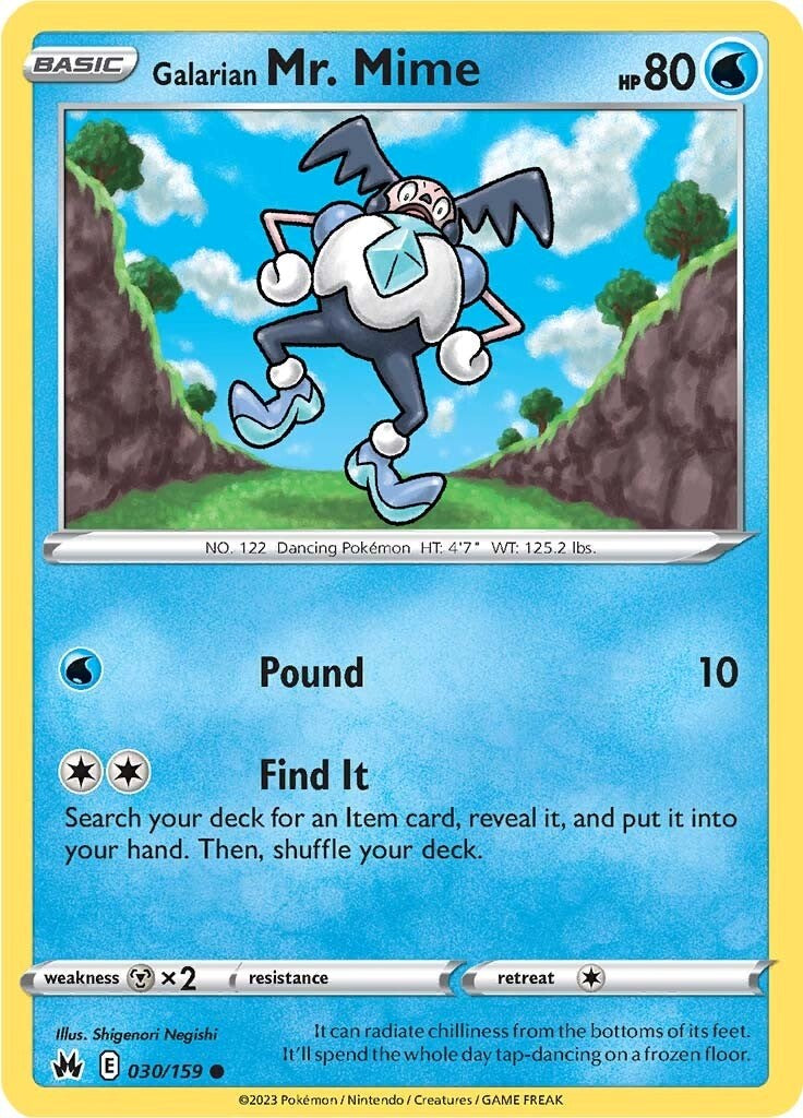 Galarian Mr. Mime (030/159) [Sword & Shield: Crown Zenith] | Odin's Place