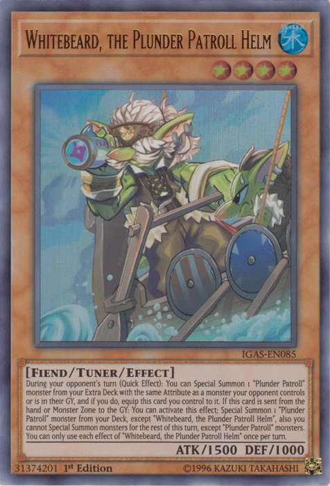 Whitebeard, the Plunder Patroll Helm [IGAS-EN085] Ultra Rare | Odin's Place