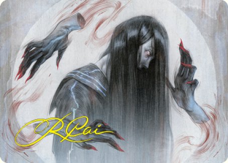 Clawing Torment Art Card (Gold-Stamped Signature) [Kamigawa: Neon Dynasty Art Series] | Odin's Place
