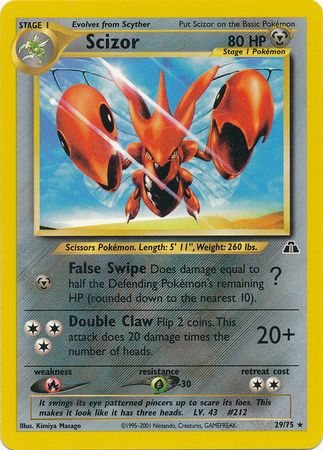 Scizor (29/75) [Neo Discovery Unlimited] | Odin's Place