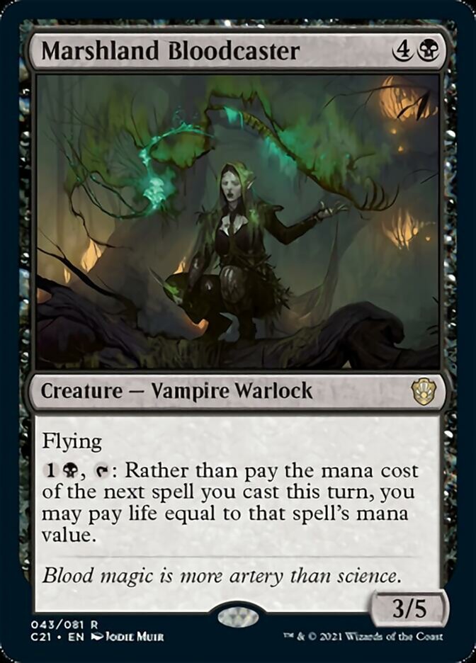 Marshland Bloodcaster [Commander 2021] | Odin's Place
