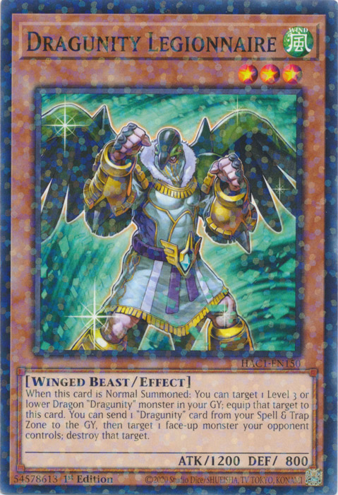 Dragunity Legionnaire (Duel Terminal) [HAC1-EN150] Common | Odin's Place