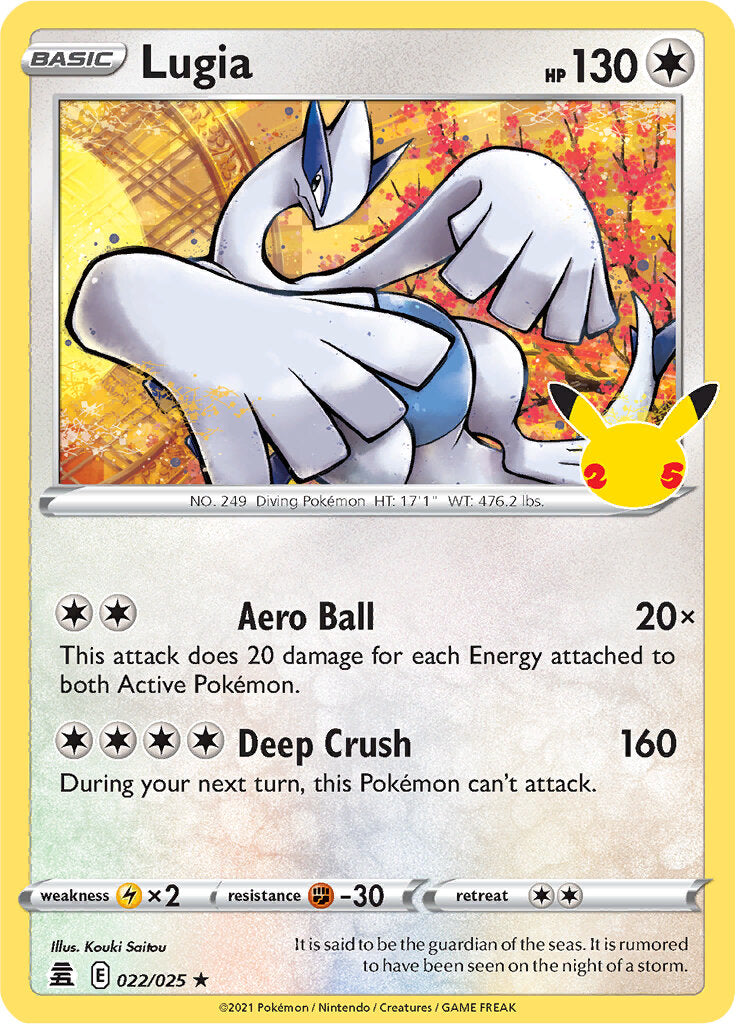Lugia (022/025) [Celebrations: 25th Anniversary] | Odin's Place