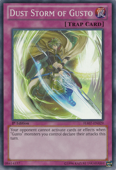 Dust Storm of Gusto [HA07-EN029] Super Rare | Odin's Place