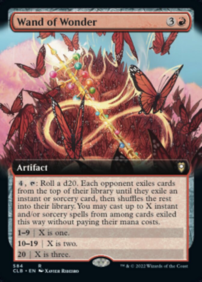Wand of Wonder (Extended Art) [Commander Legends: Battle for Baldur's Gate] | Odin's Place