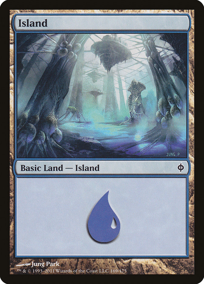 Island (169) [New Phyrexia] | Odin's Place