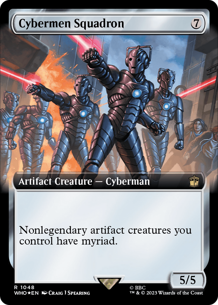 Cybermen Squadron (Extended Art) (Surge Foil) [Doctor Who] | Odin's Place