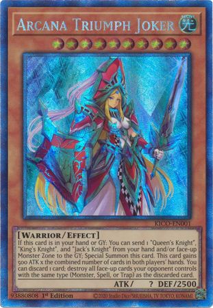 Arcana Triumph Joker (Collector's Rare) [KICO-EN001] Collector's Rare | Odin's Place
