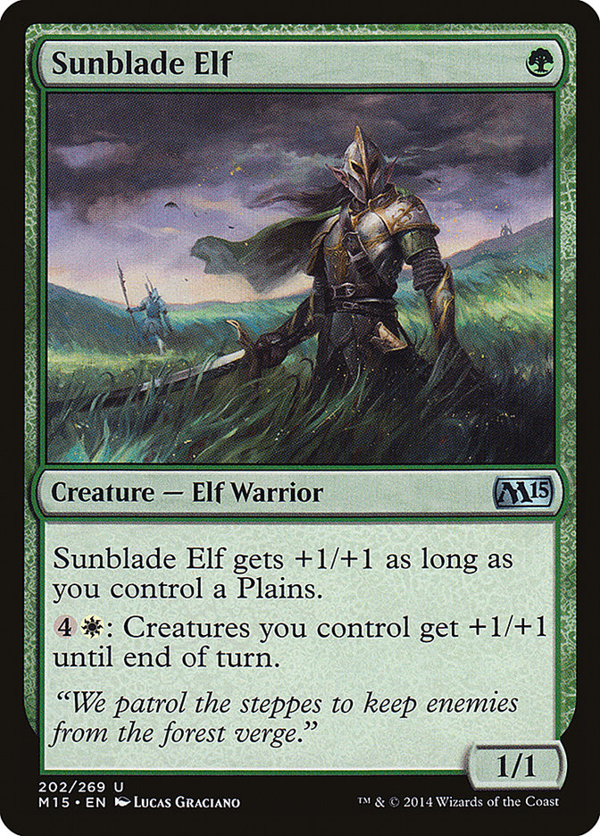 Sunblade Elf (202) [Magic 2015] | Odin's Place