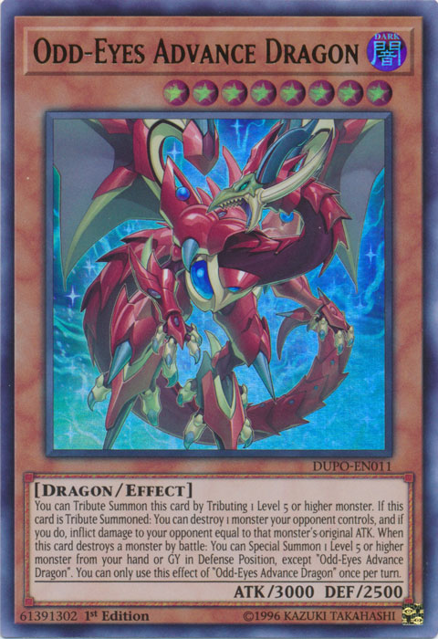 Odd-Eyes Advance Dragon [DUPO-EN011] Ultra Rare | Odin's Place
