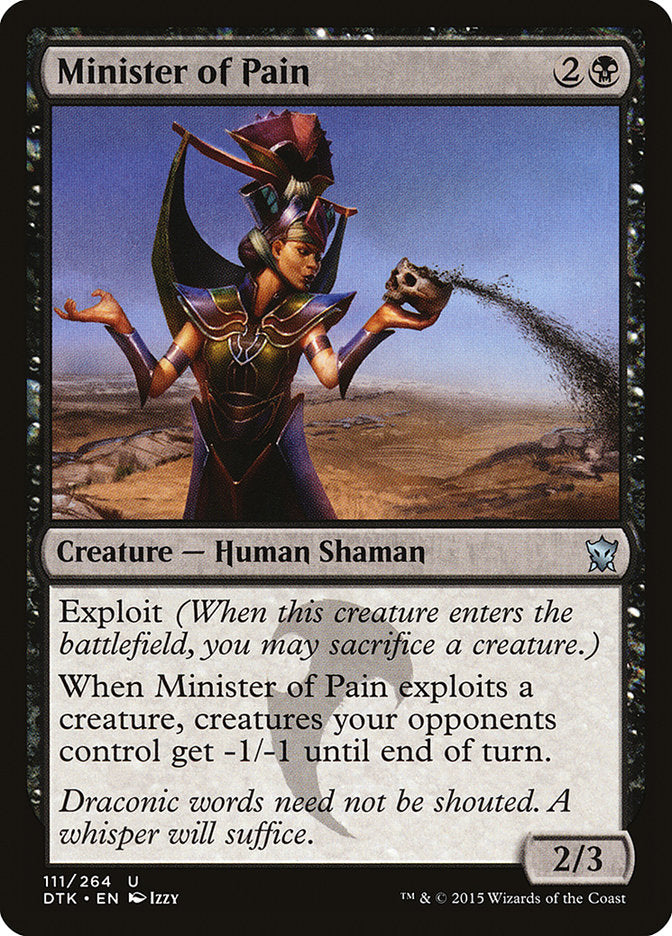 Minister of Pain (111) [Dragons of Tarkir] | Odin's Place