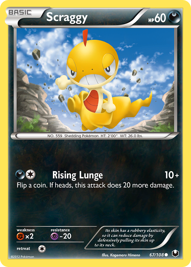 Scraggy (67/108) [Black & White: Dark Explorers] | Odin's Place