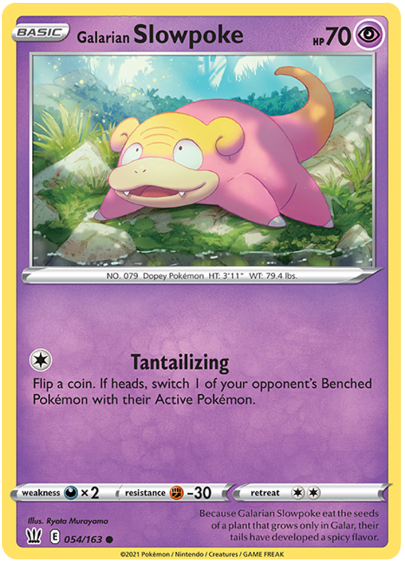 Galarian Slowpoke (054/163) [Sword & Shield: Battle Styles] | Odin's Place