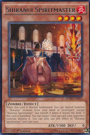 Shiranui Spiritmaster [BOSH-EN033] Rare | Odin's Place