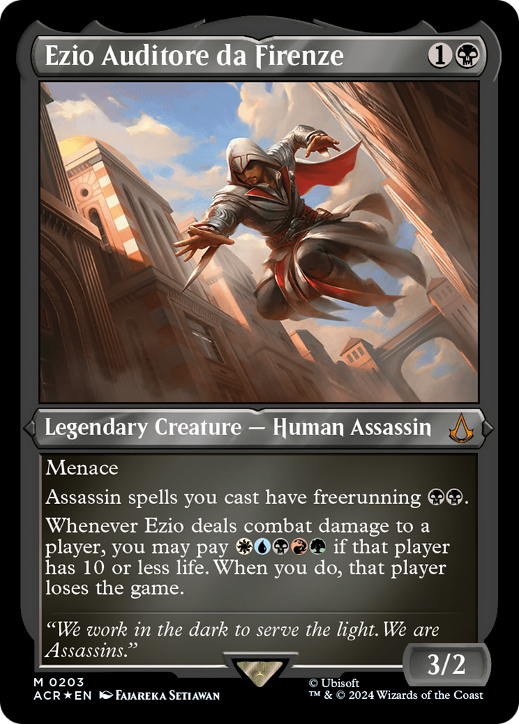 Ezio Auditore da Firenze (Foil Etched) [Assassin's Creed] | Odin's Place