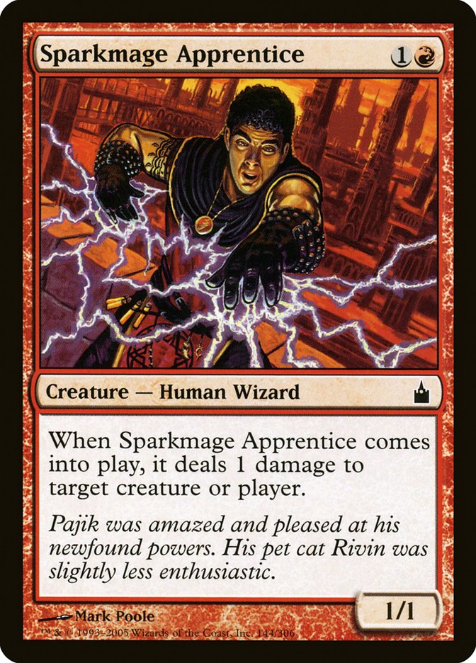 Sparkmage Apprentice (144) [Ravnica: City of Guilds] | Odin's Place