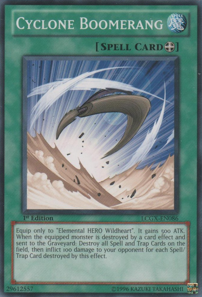 Cyclone Boomerang [LCGX-EN086] Common | Odin's Place