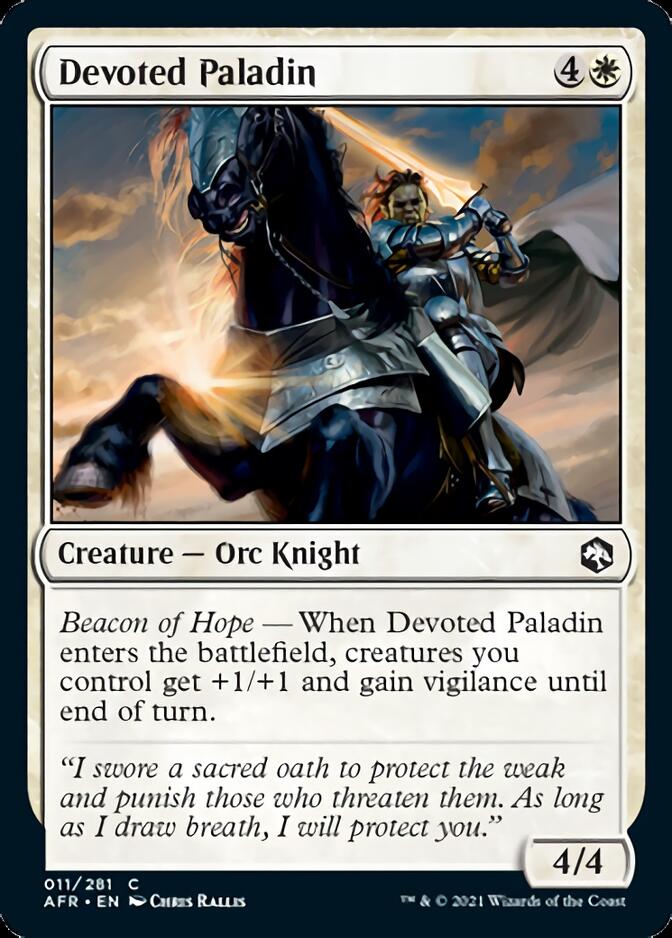 Devoted Paladin [Dungeons & Dragons: Adventures in the Forgotten Realms] | Odin's Place