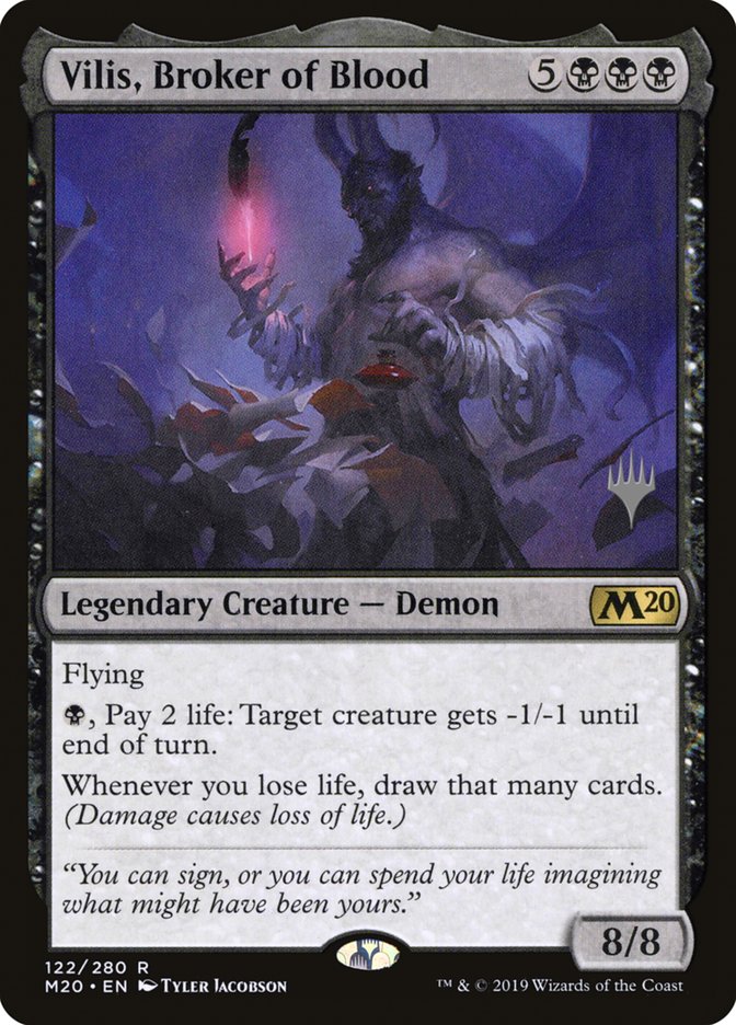 Vilis, Broker of Blood (Promo Pack) [Core Set 2020 Promos] | Odin's Place