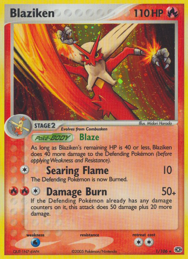 Blaziken (1/106) [EX: Emerald] | Odin's Place