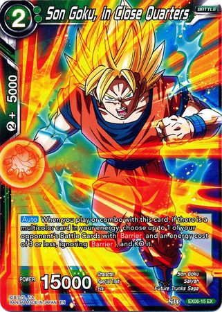 Son Goku, in Close Quarters (EX06-15) [Special Anniversary Set] | Odin's Place