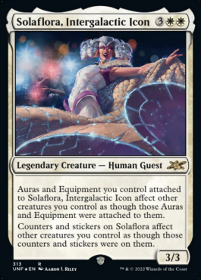 Solaflora, Intergalactic Icon (Galaxy Foil) [Unfinity] | Odin's Place