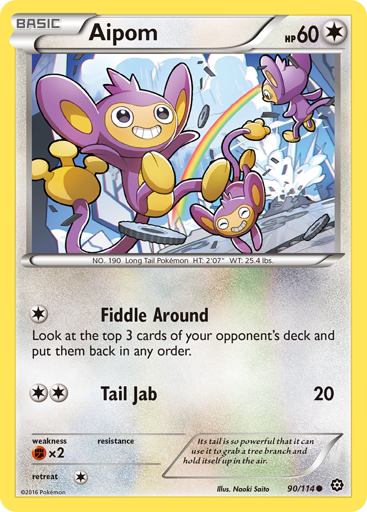 Aipom (90/114) [XY: Steam Siege] | Odin's Place