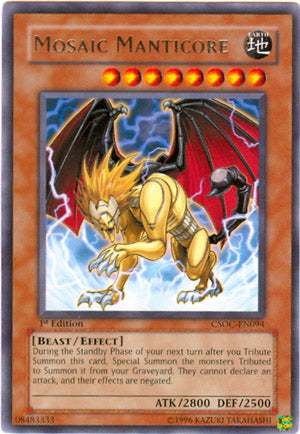 Mosaic Manticore [CSOC-EN094] Rare | Odin's Place