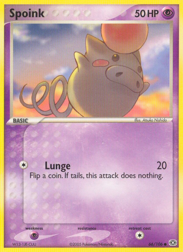Spoink (66/106) [EX: Emerald] | Odin's Place