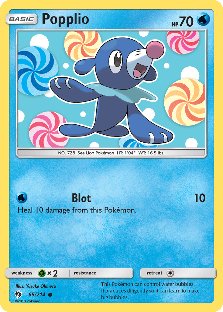 Popplio (65/214) [Sun & Moon: Lost Thunder] | Odin's Place