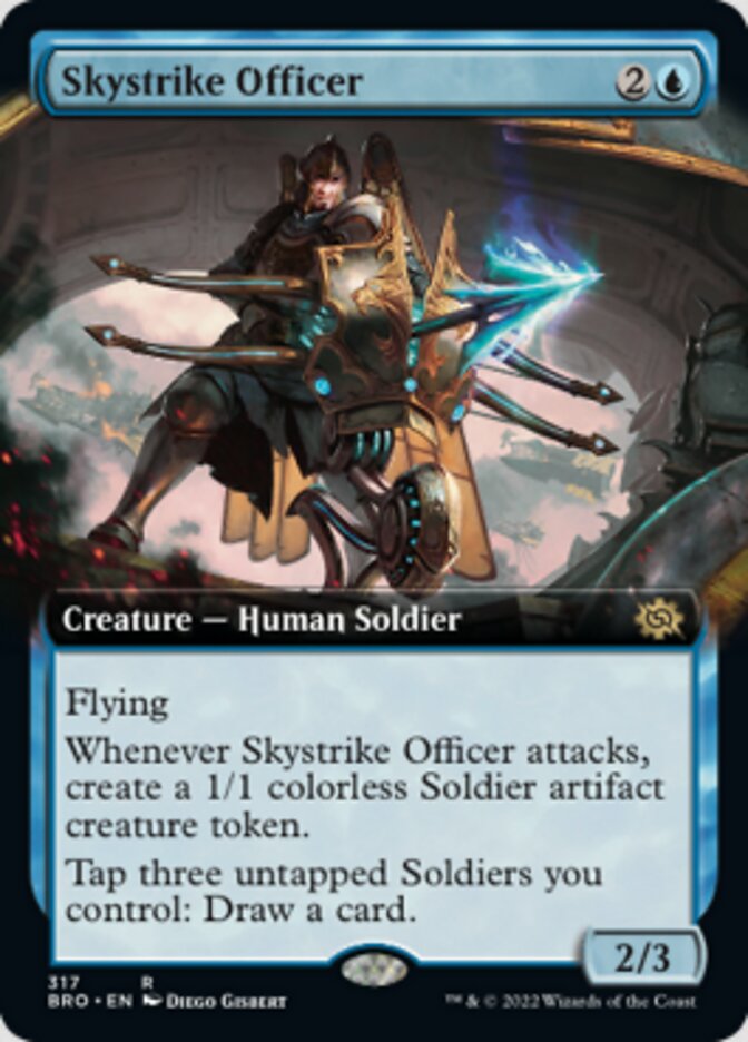 Skystrike Officer (Extended Art) [The Brothers' War] | Odin's Place