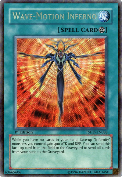 Wave-Motion Inferno [TSHD-EN088] Secret Rare | Odin's Place